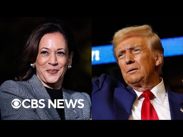 Harris and Trump tied in Pennsylvania with 1 week left, CBS News poll finds