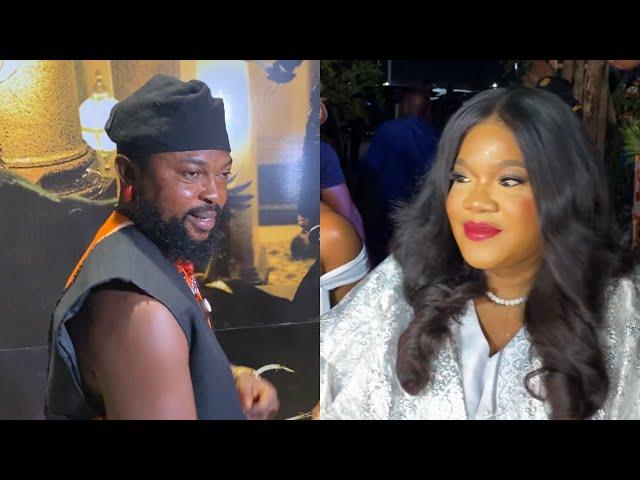 TOYIN ABRAHAM & HER HUSBAND AT LASABI MOVIE PREMIERE PRODUCED BY LATEEF ADEDIMEJI & MO’BIMPE