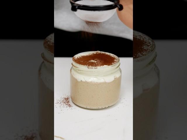 Tiramisu Blendend Oats  Gesundes Frühstück mit Haferflocken zum Vorbereiten #mrsflury