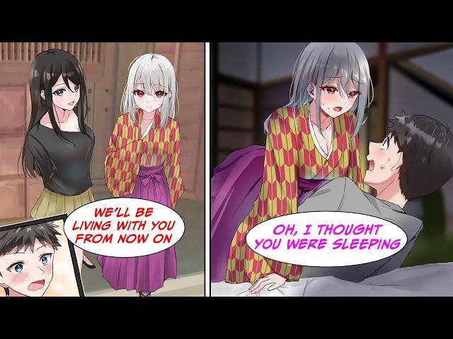 [Manga Dub] I move into a house with beautiful twins, but at night, the older twin comes on to me...