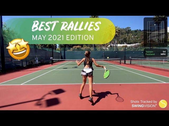 SwingVision Tennis Highlights   Top 5 of May 2021