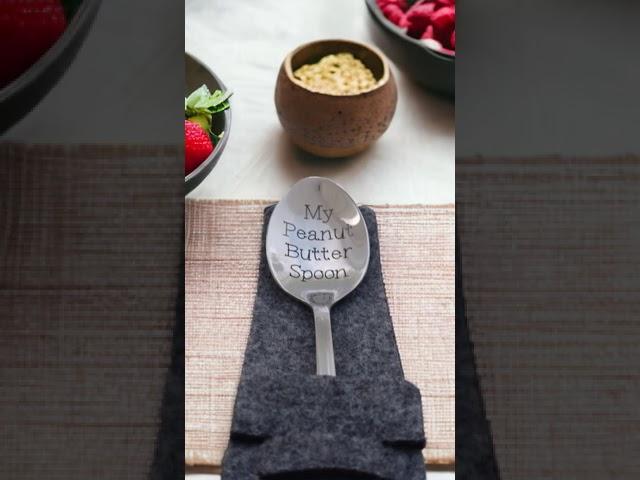 Custom, My Peanut Butter Spoon, Personalized Mothers Day Gift Boyfriend Gift Girlfriend Kids Birt...