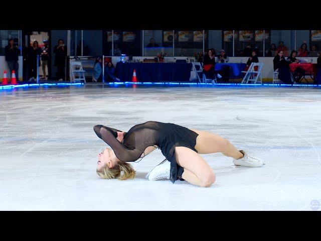 "Vampire" Amber Glenn performs to Olivia Rodrigo at the Patriot Figure Skating Club's 2024 Ice Show