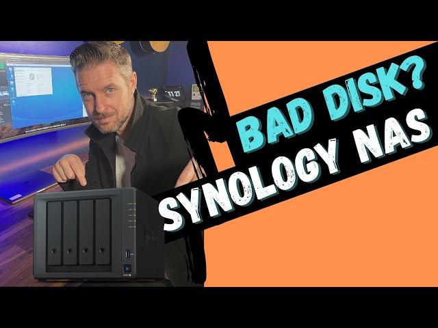 How to Replace a Bad and Failing Hard Drive on a Synology NAS + Disk Health Diagnostics