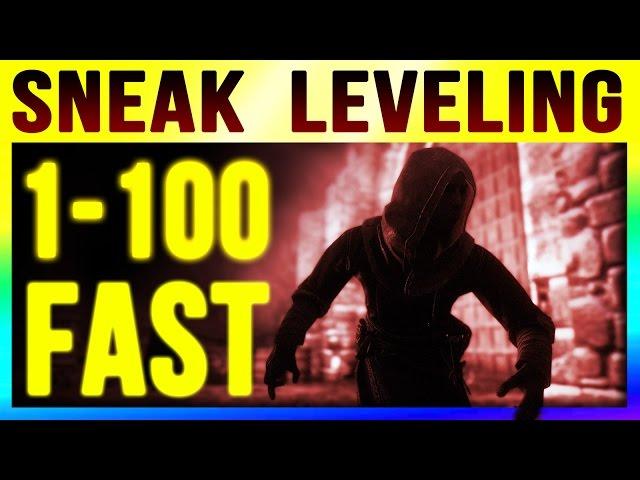Skyrim Special Edition Level 100 Sneak FAST by LEVEL 1 (Fastest Starter Levelling Guide Remastered)!