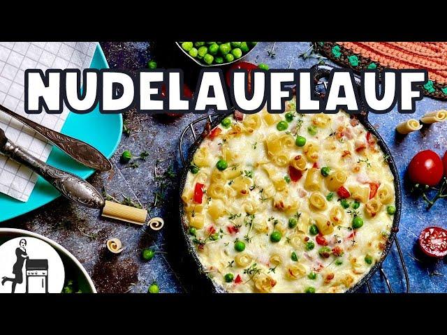 Cremiger Nudelauflauf mit Schinken - DAS Familienessen