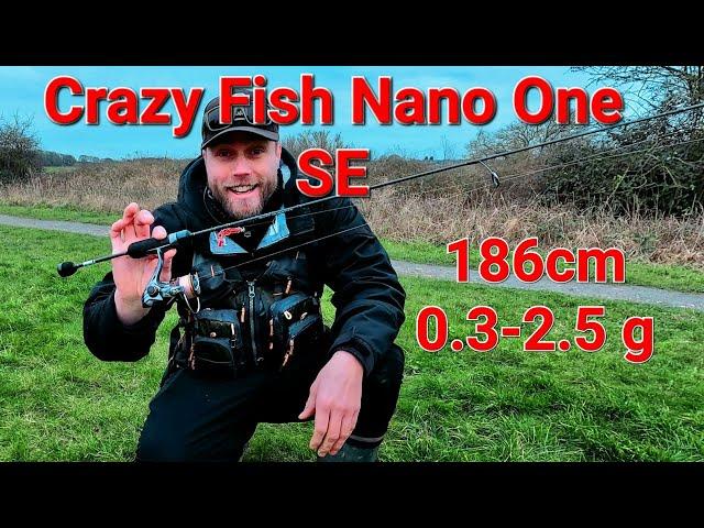 Crazy Fish Nano One SE new Rod and Crazy Action!!!