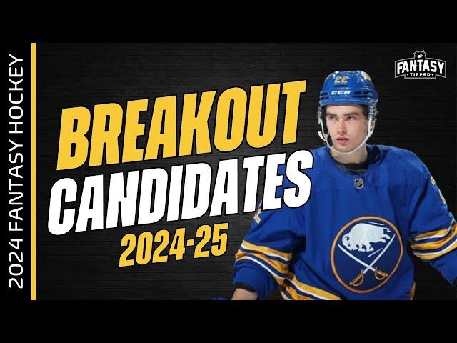 2024-25 Fantasy Hockey - Breakout Candidates - Fantasy Hockey Advice