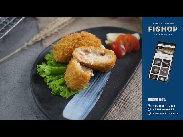 HOW TO COOK SALMON CROQUETTE CREAM - FISHOP