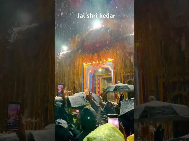 Kedarnath snowfall | Kedarnath Yatra #kedarnathdham #travel #chardhamyatra #chardhamyatra2023