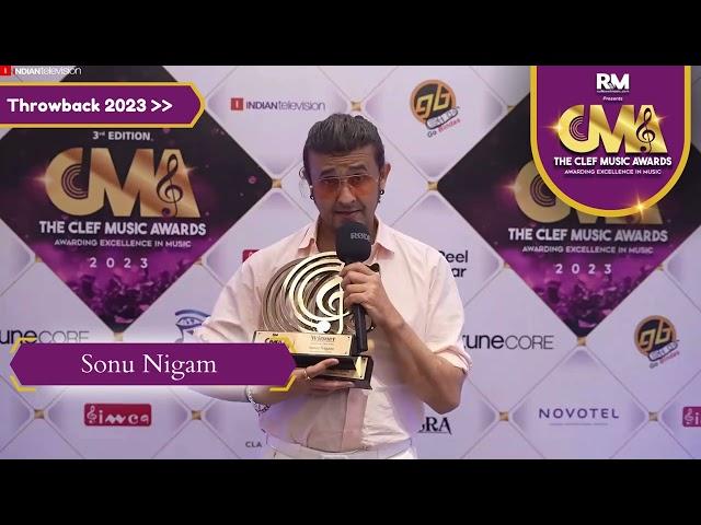 Sonu Nigam Shares His Thoughts at Clef Music Awards