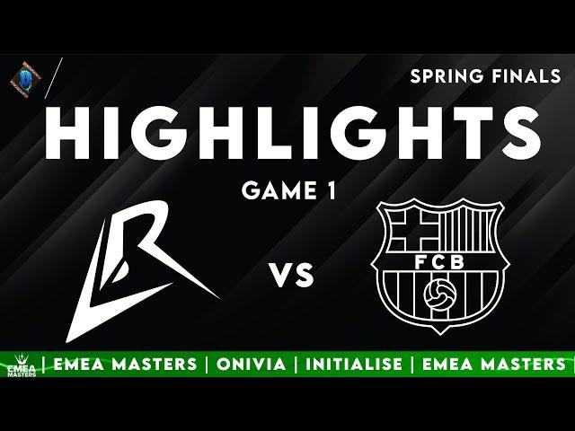 LR vs BAR Game 1 Highlights | EMEA GRAND FINALS 2025 | Los Ratones vs Barça eSports by Onivia