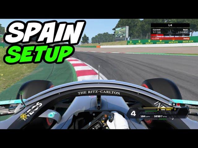 F1 2020 SPAIN HOTLAP + SETUP (1:14.365)