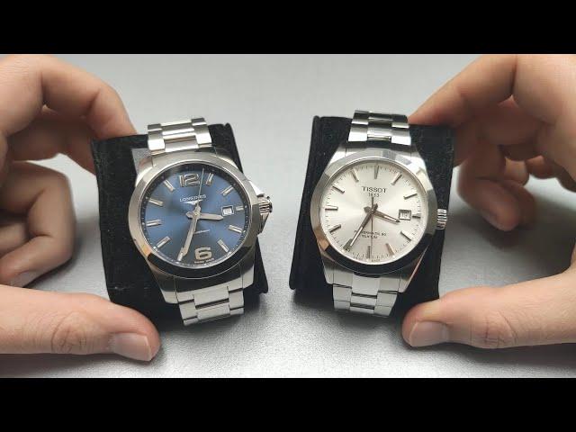 Longines Conquest vs Tissot Gentleman Powermatic 80 Silicium COMPARISON Review in description