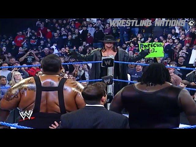 1 vs 2 - Undertaker vs Mark Henry and Big Daddy V