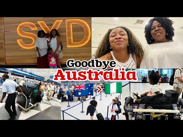 EMOTIONAL: MOVING BACK TO NIGERIA AFTER LIVING IN AUSTRALIA | SAYING GOODBYES  TRAVEL VLOG