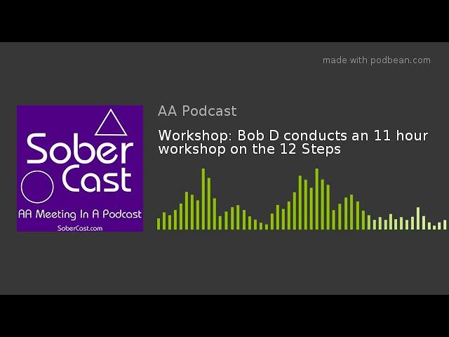 Workshop: Bob D conducts an 11 hour workshop on the 12 Steps