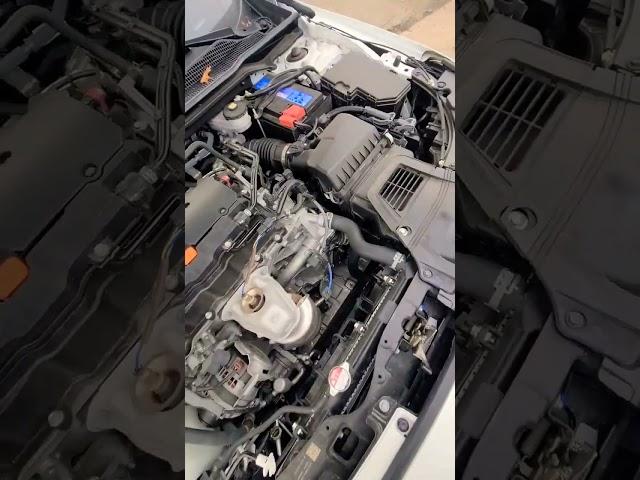 Under the hood of the 2024 Honda Civic LX   ️  