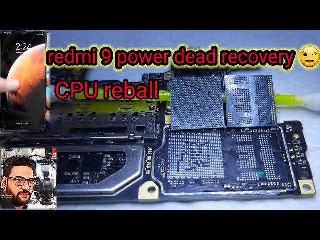 redmi 9 power dead solution cpu ufs reball