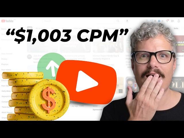 How to Increase Your CPM on YouTube ($1,003 CPM)