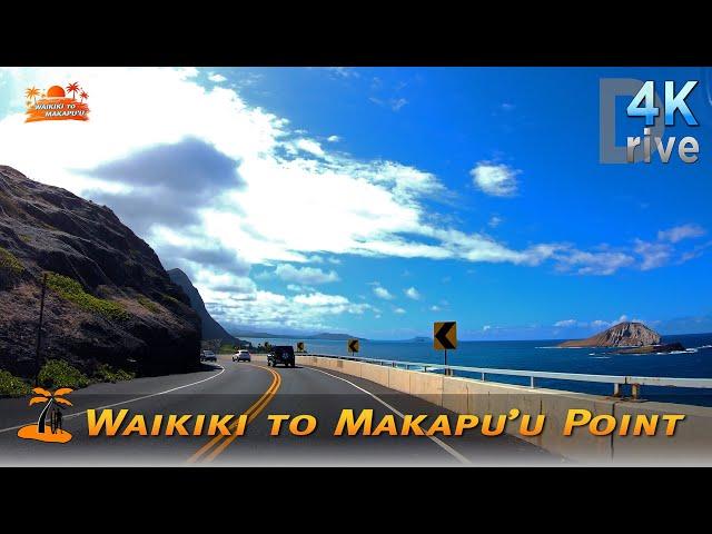 Beautiful Oahu East Coast | Waikiki to Makapuu via HI-72 Hwy | Honolulu, Oahu  Hawaii 4K Driving