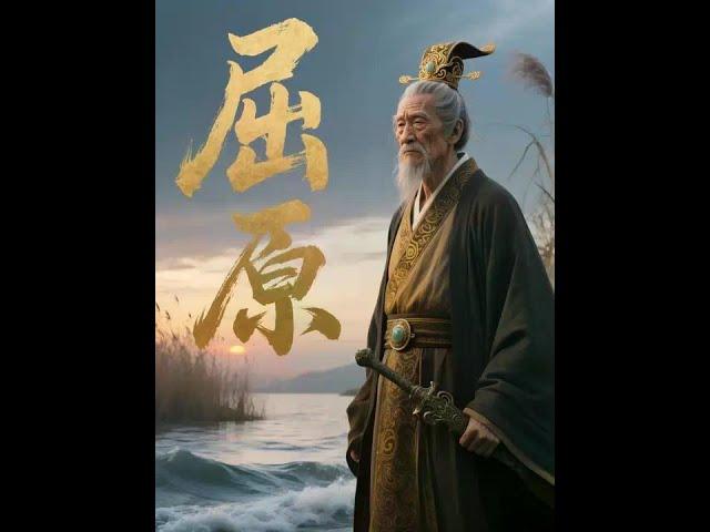 【屈原】"你眼前划过的是屈原的一生"#屈原#历史#ai绘画#端午节#艺术