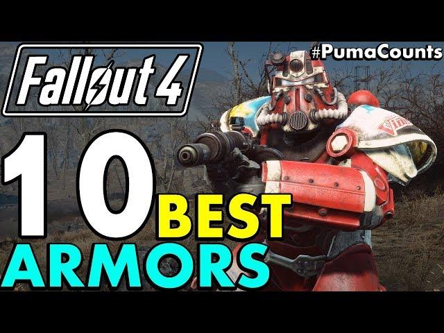 Top 10 Best Power Armor, Armors, Apparel and other Outfits in Fallout 4 (Including DLC) #PumaCounts