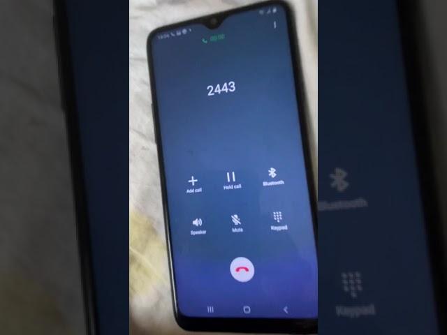 Calling 2443 this happens