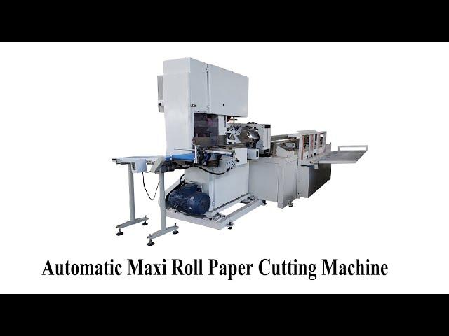 Good price industrial roll bobbin tissue paper log saw cutting machine