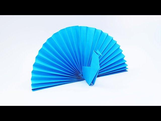 How to Make a Paper Peacock - Origami Peacock Easy