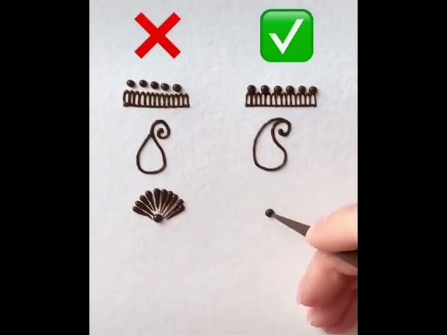 Do and don't mehendi designs #mehendidesign #videoex