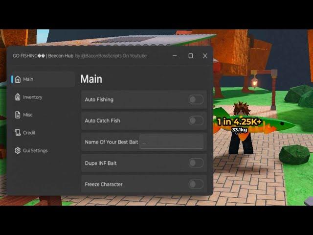 [] Go Fishing Script OP ( INF Bait ) - Roblox Script