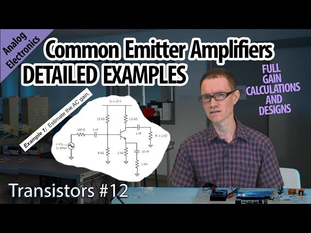 Common Emitter Examples (12-Transistors)