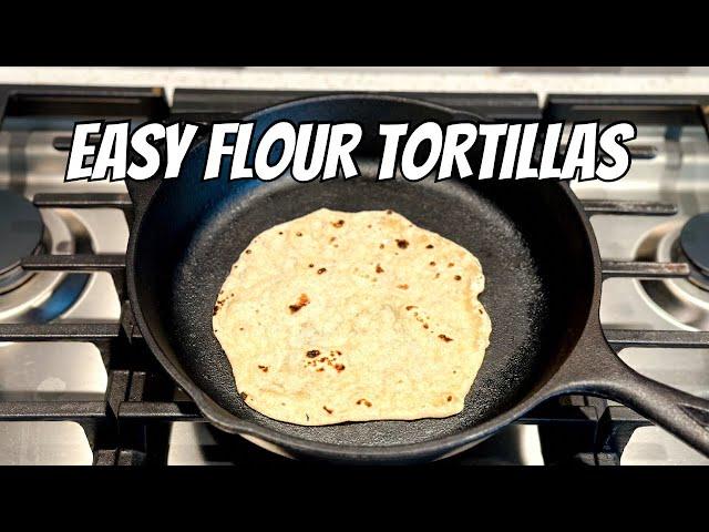 Easy Flour Tortillas