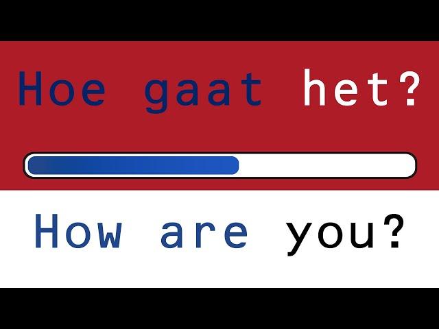 Learn Dutch for beginners! Learn important Dutch words, phrases & grammar - fast!