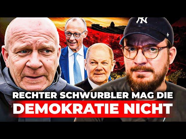 Rechter Schwurbler mag die Demokratie nicht