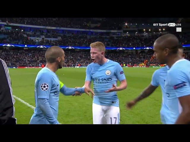 kevin de bruyne "let me talk"  vs guardiola "nobody talk"