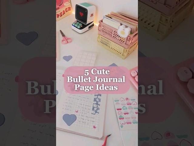 Cute Bullet Journal page Ideas for begginers  #bulletjournalideas #aesthetic