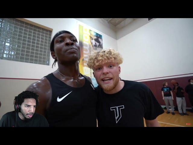 TJASS BACK IN TROUBLE.. LA Fitness Hooper Got Mad & ALMOST Hurt Me! HEATED 5v5 Basketball! REACTION