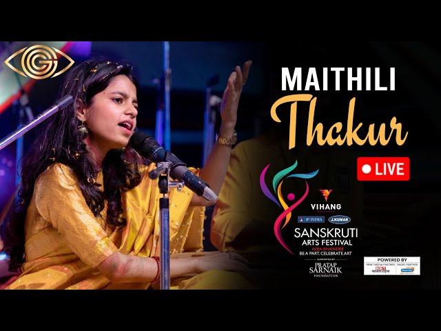 LIVE Maithili Thakur | Vihang’s Sanskruti Arts Festival