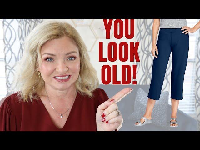 How To Not Look Older! Fashion Mistakes Making You Look Old #lookyounger#over40#over50