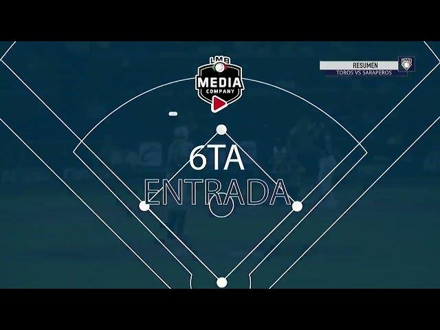 Resumen | Saraperos 8 - 7 Toros | LMB - Temporada 2022  - Jornada 19 | Internetv Deportes