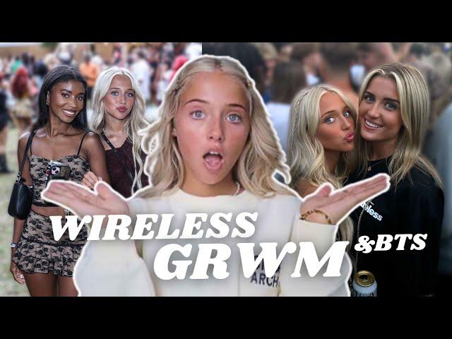 GRWM FOR WIRELESS FESTIVAL! *answering your Qs & festival bts*