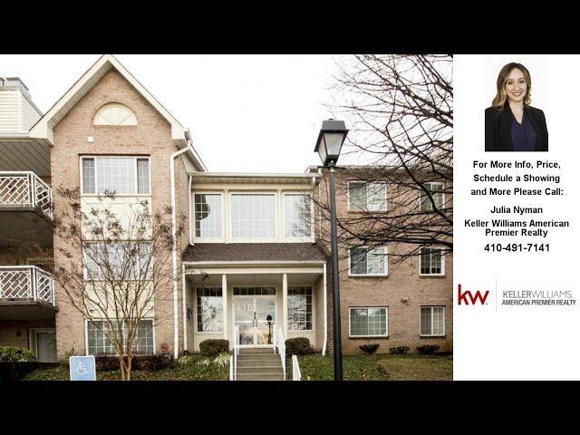 416 ROCKFLEET ROAD, LUTHERVILLE TIMONIUM, MD Presented by Julia Nyman.