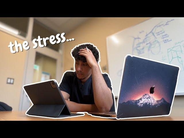 *stressful* Day in the Life of a Dental Student During Finals | Studying, Gym, & more studying