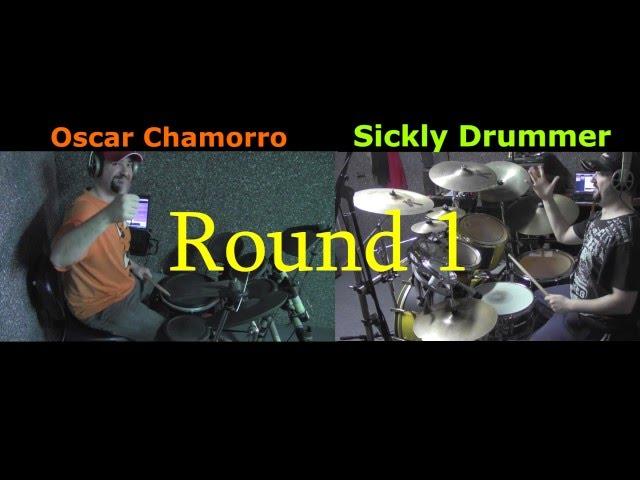 OSCAR CHAMORRO VS SICKLY DRUMMER (DRUM BATTLE)