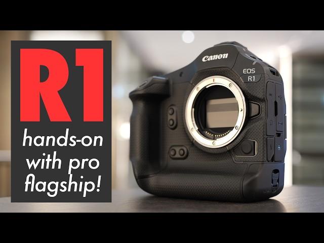 Canon EOS R1 HANDS-ON first-looks review PRO flagship