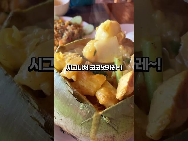 사파에서 먹은 코코넛카레~ #사파 #코코넛카레 #핑계고 #베트남