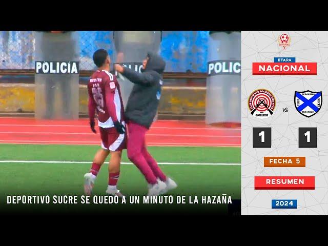 TIRO 28 RESCATÓ EL EMPATE ANTE EL SUCRE EN EL ESTADIO MÁS ALTO DEL MUNDO | Tiro 28 (1-1) D. Sucre