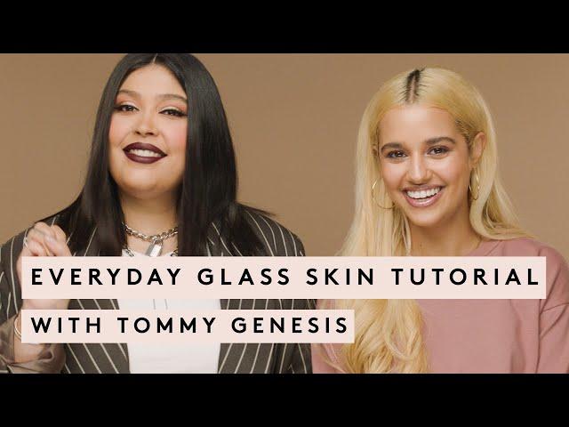 EVERYDAY GLASS SKIN TUTORIAL WITH TOMMY GENESIS | FENTY BEAUTY